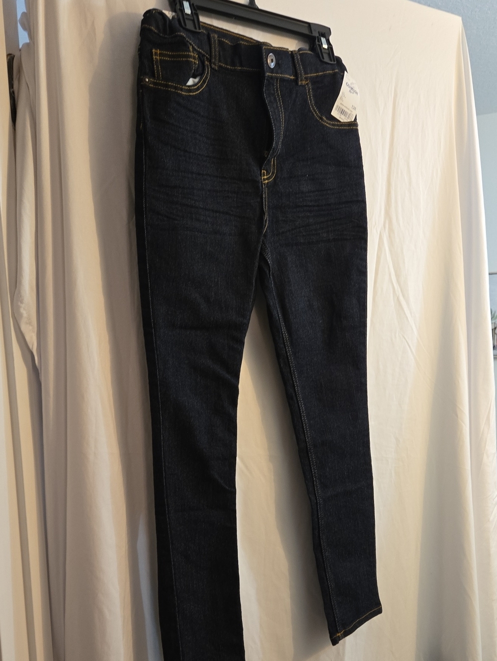 Dark Blue Kids Skinny Jeans